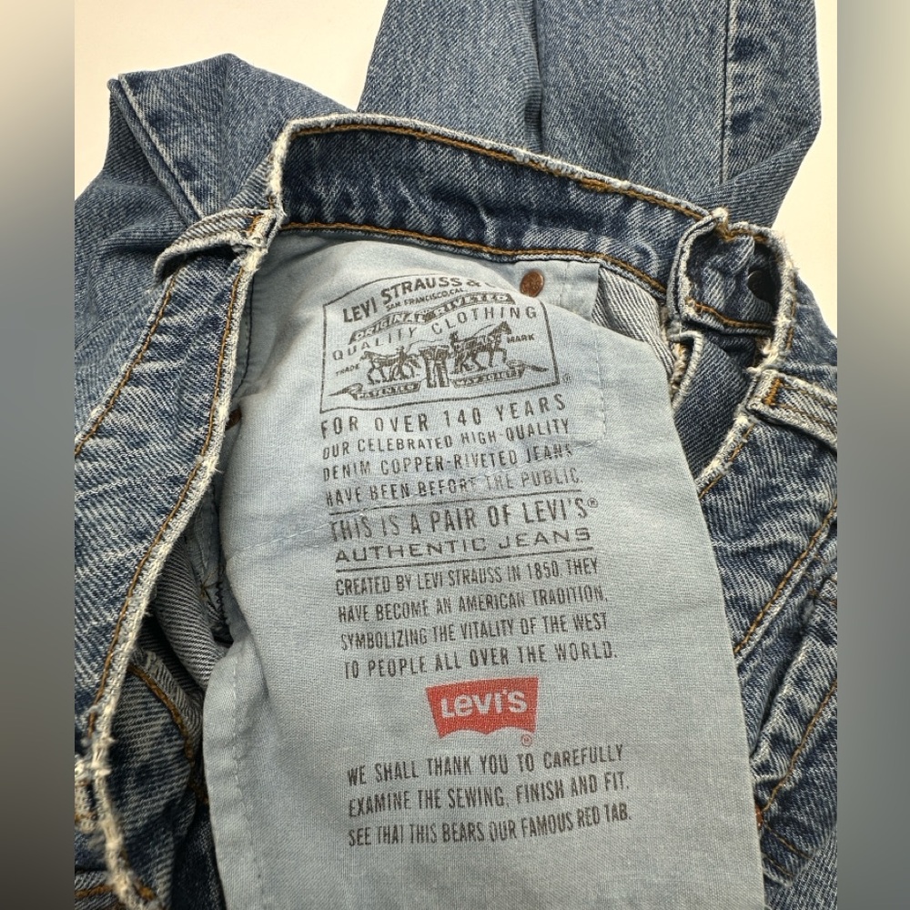 Vintage Levi’s Relaxed fit tapered leg 550‎ Blue Denim Jeans womens size 9M USA - Picture 10 of 15